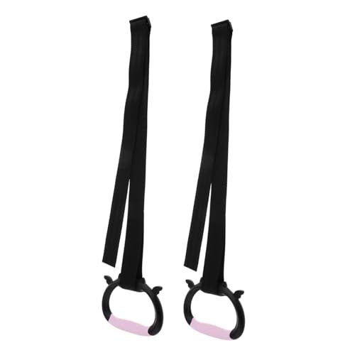 Holibanna 2 Stücke Hängering Für Trainingsring Verstellbare Klimmzugringe -Spiel-Turnhalle-Teil Fitness-zugring -Pull-up-Ringe Turnringe Für Spielplatzhängeringe Nylon von Holibanna
