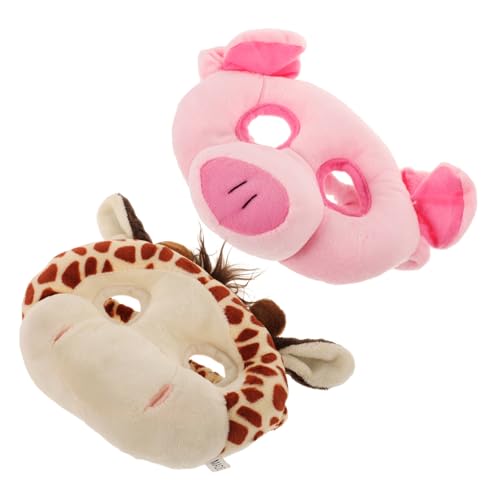 Holibanna 2 Stücke Tier verkleiden halloween costume halloween kleidung animals toy süße Hasen-Schlafmaske schmücken Kuh weihnachtsdeko dekorative Kostümmasken Partymasken für Karneval Stoff Holibanna 2 Stücke Tier verkleiden halloween costume halloween kleidung animals toy süße Hasen-Schlafmaske schmücken Kuh weihnachtsdeko dekorative Kostümmasken Partymasken für Karneval Stoff von Holibanna