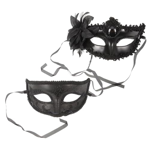 Holibanna 2 Teiliges Kostüm Party Maske Für Damen Kleidungsset Abend Maskerade Augenmaske Abschlussball Cosplay Maske Für Männer Cosplay Party Maske Frau Stoff von Holibanna