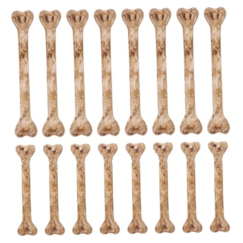 Holibanna 20 Stück Teiliges Künstliches Knochen Deko aus Robustem Realistische Weiße Halloween Knochen für Gruselige DIY Schmuckgestaltung für Partys und Dekorationen von Holibanna