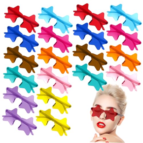 Holibanna 20 Stück Teiliges Randlose Stern Sonnenbrillen aus Robustem Pc Material Modisch und Unisex für Festivals Partys und Alltag Auffälliges Design für Damen und Herren Holibanna 20 Stück Teiliges Randlose Stern Sonnenbrillen aus Robustem Pc Material Modisch und Unisex für Festivals Partys und Alltag Auffälliges Design für Damen und Herren von Holibanna