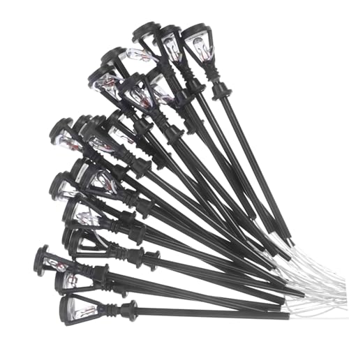 Holibanna 20Stücke Gartenlampen Dekoration Dekorative Gartenlampe Kleine Landschaftsbeleuchtung Für Töpfe Und Garten Warmweißes Licht Für Mikro Landschaften von Holibanna