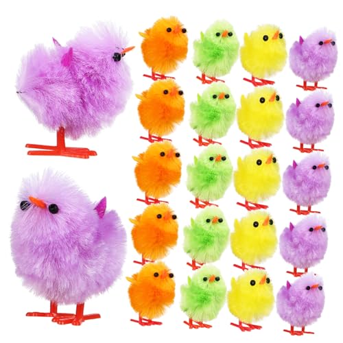 Holibanna 24 Stück Teiliges Mini Ostern Küken Plüschküken Flauschige Hühner für Ostern Deko Süße Kuscheltiere für Festtagsatmosphäre Holibanna 24 Stück Teiliges Mini Ostern Küken Plüschküken Flauschige Hühner für Ostern Deko Süße Kuscheltiere für Festtagsatmosphäre von Holibanna