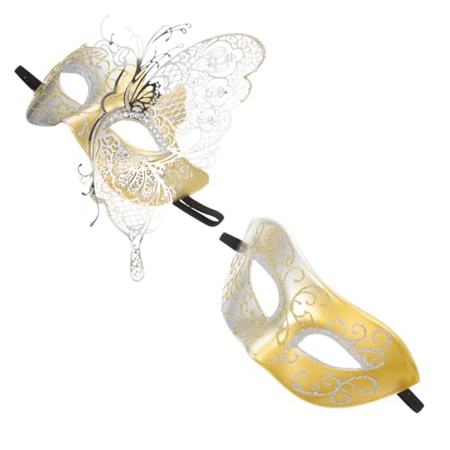 Holibanna 2Pcs Diamant-Schmetterlings-Maske halloween halloween assecoires Spitze Maskerade Halloween-Kostüme für Männer Halloween-Maske Verzierungen Plastik Holibanna 2Pcs Diamant-Schmetterlings-Maske halloween halloween assecoires Spitze Maskerade Halloween-Kostüme für Männer Halloween-Maske Verzierungen Plastik von Holibanna