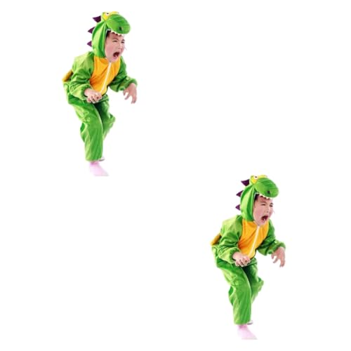 Holibanna 2St Dinosaurier-Kostümkleidung kinder halloween kostüm halloween-kostüme für kinder Tiernachtwäsche für Kinder Cosplay für Kinder mitbringsel kindergeburtstag Kleider Karikatur von Holibanna