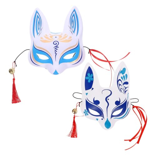 Holibanna 2St Japanische Fuchs-Dämonenmaske Halloween-Maske fuchs maske Masken für thematische Partys Japanische Fuchsmaske halloween masken Fuchs-Kostüm-Masken Fuchsmaske für Frauen PVC Holibanna 2St Japanische Fuchs-Dämonenmaske Halloween-Maske fuchs maske Masken für thematische Partys Japanische Fuchsmaske halloween masken Fuchs-Kostüm-Masken Fuchsmaske für Frauen PVC von Holibanna