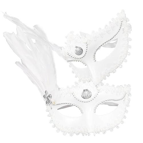 Holibanna 2 Stücke Dekoriert Karneval Maske Für Halloween Party Maskerade Frauen Cosplay Kopfbedeckungen Holibanna 2 Stücke Dekoriert Karneval Maske Für Halloween Party Maskerade Frauen Cosplay Kopfbedeckungen von Holibanna