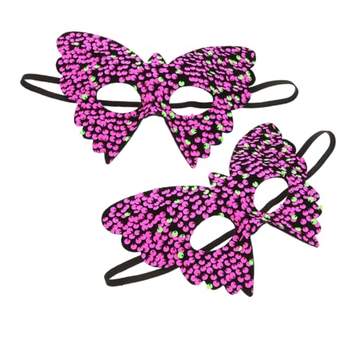 Holibanna 2St Maske karnevalsoutfit für damen Halloween-Kostüme für Paare Schmetterlingskostüm für Damen venezianische karnevalskostüme Plastik Violet Holibanna 2St Maske karnevalsoutfit für damen Halloween-Kostüme für Paare Schmetterlingskostüm für Damen venezianische karnevalskostüme Plastik Violet von Holibanna