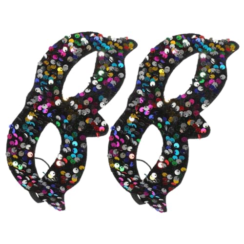 Holibanna 2St Paillettenmaske venezianische maske Karneval Maskerade-Abschlussballmaske Tanzmaske quadratische Seife Halloween-Teufelsmaske Halloween-Masken für Männer Party-Maske PVC Holibanna 2St Paillettenmaske venezianische maske Karneval Maskerade-Abschlussballmaske Tanzmaske quadratische Seife Halloween-Teufelsmaske Halloween-Masken für Männer Party-Maske PVC von Holibanna