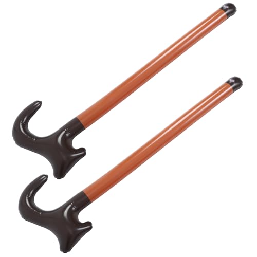 Holibanna 2Stücke Aufblasbare Gehstock Requisite Kreative Halloween Dekoration Leichtes Krücken für Partyzubehör Cosplay Praktische Aufblasbare Gehhilfe für Aufführungen Holibanna 2Stücke Aufblasbare Gehstock Requisite Kreative Halloween Dekoration Leichtes Krücken für Partyzubehör Cosplay Praktische Aufblasbare Gehhilfe für Aufführungen von Holibanna