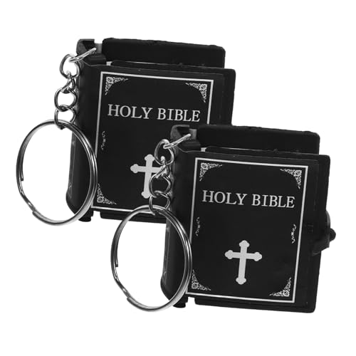 Holibanna Bibel-tabs Jungen Und Mädchen Schlüsselanhänger Kleiner Religiöser Herren Bibel Schlüsselanhänger von Holibanna