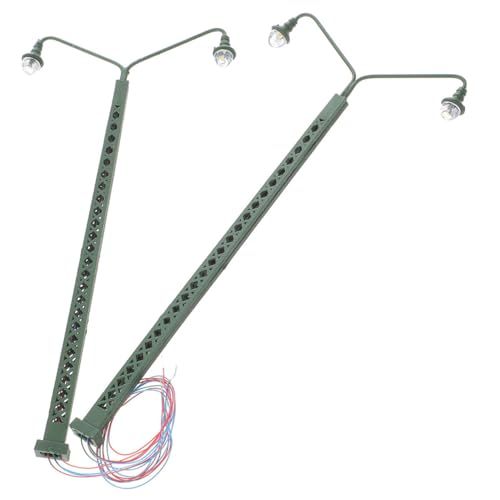 Holibanna 2Stücke Lichtmodell Zugbeleuchtung Für Modelleisenbahn Zubehör Realistische Nachbildung Für Spur Zur Dekoration Von Sandtischen Holibanna 2Stücke Lichtmodell Zugbeleuchtung Für Modelleisenbahn Zubehör Realistische Nachbildung Für Spur Zur Dekoration Von Sandtischen von Holibanna