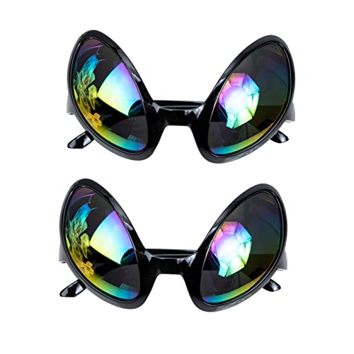 Holibanna 2Stücke Lustige Sonnenbrille Partybrillen für Festivals Halloween Straßenauftritte Leichte Bequeme Kunststoffbrille mit Stylischem Design von Holibanna