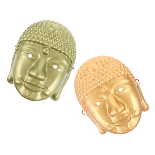 Holibanna 2stücke Buddha Gesicht Handgefertigte Karnevalsmaske Für Halloween Und Cosplay Buddha Kopf Für Kostüme Und Foto Requisiten Holibanna 2stücke Buddha Gesicht Handgefertigte Karnevalsmaske Für Halloween Und Cosplay Buddha Kopf Für Kostüme Und Foto Requisiten von Holibanna