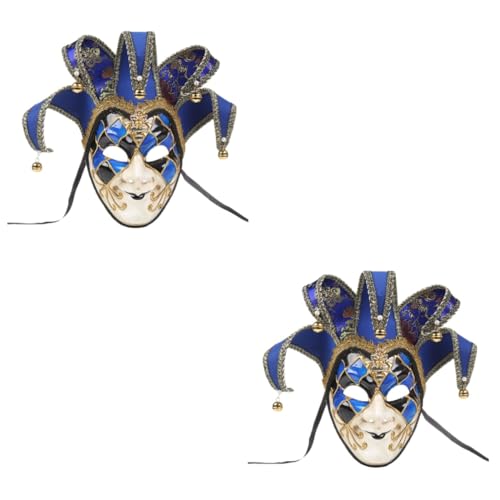 Holibanna 2st Narrenmasken Vendetta-maske Venedig Partymaske Maskerade-maske Für Frauen Halloween-dekorationen Für Zu Hause Karneval Dekorationen Schwarze Vollmaske Haushalt Boris Fräulein von Holibanna