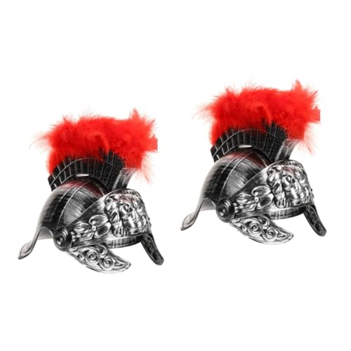 Holibanna 2st Samurai-Hut Rüstungshelm Halloween-kostüm Für Erwachsene Gladiator Helm Für Erwachsene Herrenaccessoires Männer Helm Römischer Helm Erwachsene Kind Plastik Requisiten Pirat von Holibanna