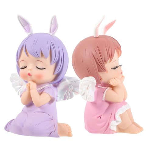 Holibanna 2stücke Mini Doll Cake Topper Dekoration Für Kindergeburtstag Kreative Tortendeko Für Backen Und Feiern Leicht Und Platzsparend Langlebiges Vinylmaterial von Holibanna