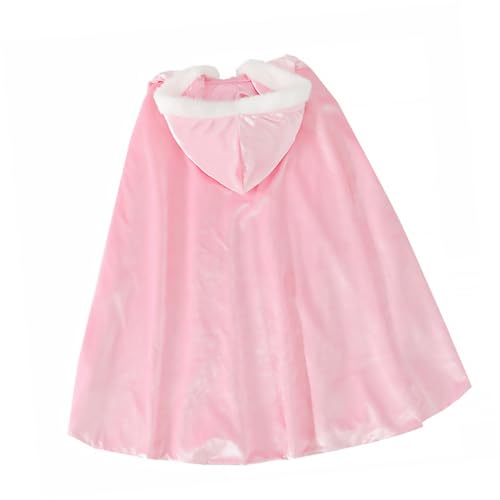 Holibanna 3 STK Umhang Für Kinder Prinzessinnenmantel Für Mädchen Partykostüm Mantelkleid Kapuzenkleid Weihnachtsumhang Mädchen Halloween Kleider Frühling Und Herbst Baumwolle Rosa Bilden von Holibanna