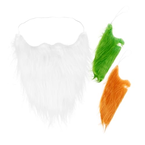 Holibanna 3 Stück Durchführung von Bart-Requisiten Bartformer Bartöl Halloween oblaten wampir Halloween Beard realistischer Schnurrbart für Cosplay falscher Schnurrbart Hochtemperaturdraht von Holibanna