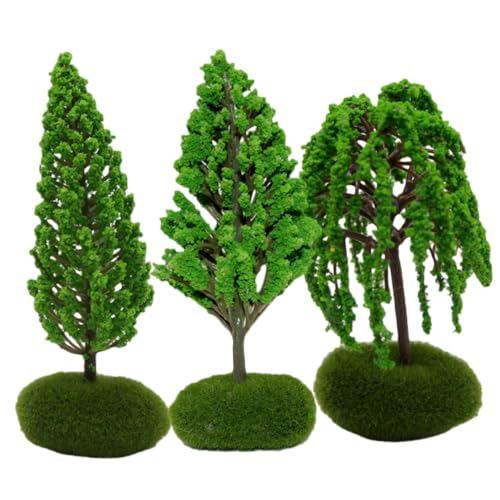 Holibanna 3 Stück Miniatur Modellbäume aus Realistische Landschaftsbäume für Sandtisch DIY Diorama Dekorative Grüne Landschaftsmodelle Leicht und Platzsparend für Mikro gärten und Holibanna 3 Stück Miniatur Modellbäume aus Realistische Landschaftsbäume für Sandtisch DIY Diorama Dekorative Grüne Landschaftsmodelle Leicht und Platzsparend für Mikro gärten und von Holibanna