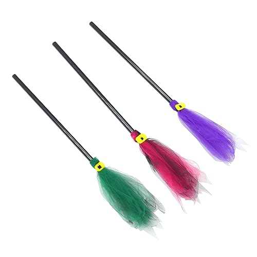 Holibanna 3 Stück Teiliges Halloween Hexenbesen Grün Leichte Cosplay Besen Dekoration Langlebige Party Deko mit Gruseliger Atmosphäre für Halloween Feier und Kostümspaß Holibanna 3 Stück Teiliges Halloween Hexenbesen Grün Leichte Cosplay Besen Dekoration Langlebige Party Deko mit Gruseliger Atmosphäre für Halloween Feier und Kostümspaß von Holibanna