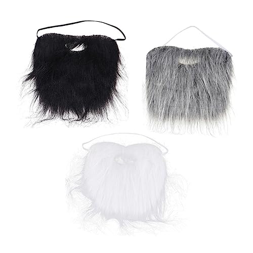 Holibanna 3 Stück Teiliges Halloween Kostümset Falscher und Schnurrbart Realistische Schwarze Weiße und Graue Kunstbärte Bequemes Leichtes Partyzubehör für Fasching und Maskerade Holibanna 3 Stück Teiliges Halloween Kostümset Falscher und Schnurrbart Realistische Schwarze Weiße und Graue Kunstbärte Bequemes Leichtes Partyzubehör für Fasching und Maskerade von Holibanna