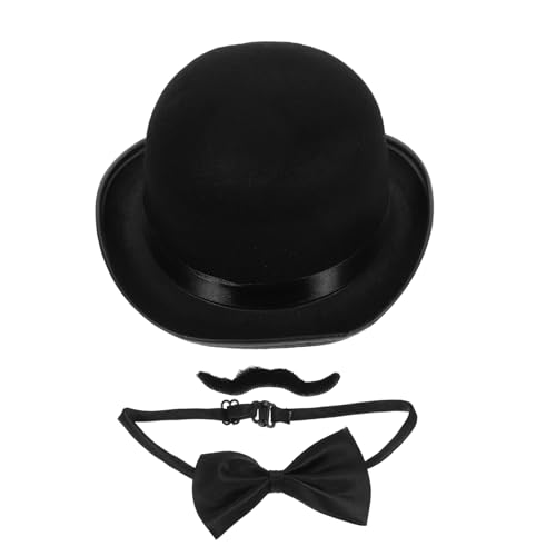 Holibanna 3 Stück Teiliges Magierkostüm Set für Erwachsene und Halloween Gangster Zubehör mit Hut und Fliege für Theateraufführungen und Kostümpartys Holibanna 3 Stück Teiliges Magierkostüm Set für Erwachsene und Halloween Gangster Zubehör mit Hut und Fliege für Theateraufführungen und Kostümpartys von Holibanna