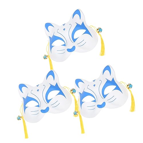 Holibanna Halloween Tiermasken Satz Halbmasken Für Kostümparty Mit Kordel Zum Anziehen Für Kinder Und Erwachsene Party-masken von Holibanna