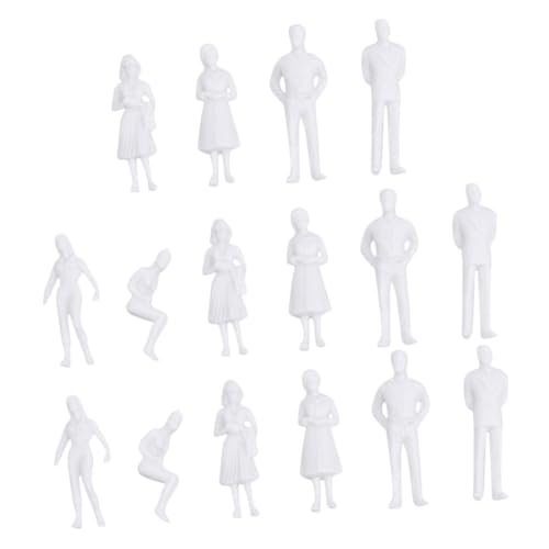 Holibanna 30 Stück Miniaturfiguren Unbemalte Menschenmodelle für Kreative DIY Figuren Hochwertigem für Erwachsene von Holibanna
