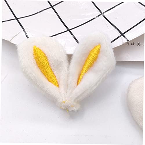 Holibanna 30 Stück Teiliges Hasenohren Haarschmuck aus Stoff Niedliche DIY Haarspangen mit Langlebigen Leichten Ohr Charms für Handarbeiten Bastelzubehör und Haarschmuck für Mädchen von Holibanna