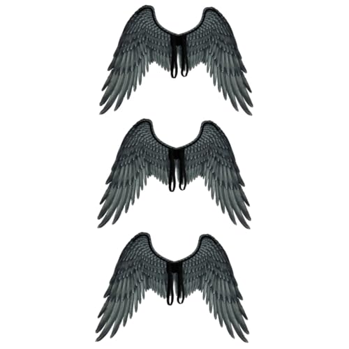 Holibanna 3St Halloween-Flügel nicht gewebte Cosplay-Flügel Kostüm mit schwarzen Flügeln halloween kostüm halloween costume Kleider Engel große Flügel nicht gewebte Flügel Erwachsener bilden von Holibanna