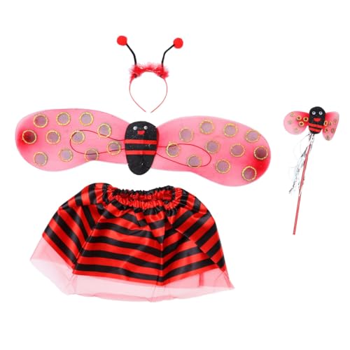 Holibanna 4stücke Teiliges Kinderkostümset Bienenflügel Haarband Rock Und Zauberstab Für Fasching Rollenspiele Und Geburtstagsfeiern Für Kleine Feen Und Theateraufführungen Holibanna 4stücke Teiliges Kinderkostümset Bienenflügel Haarband Rock Und Zauberstab Für Fasching Rollenspiele Und Geburtstagsfeiern Für Kleine Feen Und Theateraufführungen von Holibanna