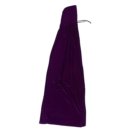 4 Stück Halloween-umhang Halloween-Kapuzenmantel Schwarze Accessoires Für Frauen Mit Kapuze Bademantel Für Kinder Voll- Herren Abaya Kinderkostüm Damen Samt Cosplay Violett Zubehör von Holibanna