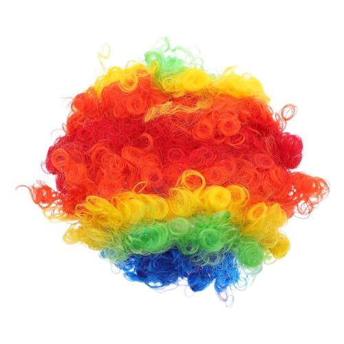 Holibanna 4 Stück kurze, flauschige Afro-Perücke für Damen und Herren, lockig, Disco-Hippie-Perücke, Clown-Cosplay-Kostüm-Zubehör für Halloween, Weihnachtsfeier Holibanna 4 Stück kurze, flauschige Afro-Perücke für Damen und Herren, lockig, Disco-Hippie-Perücke, Clown-Cosplay-Kostüm-Zubehör für Halloween, Weihnachtsfeier von Holibanna