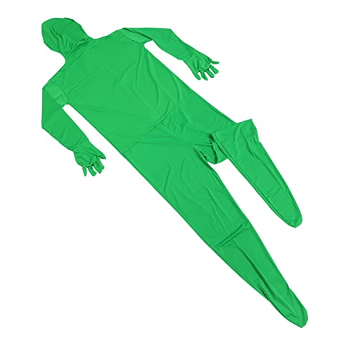 Holibanna 4 Stück Unsichtbarkeitsumhang Chromakey Grüner Anzug Kostüm Für Erwachsene Zweite-haut-bodysuit -anzug Unsichtbarer Mantel Unisex Greenman-anzug Milch Chlor Universal- Mann von Holibanna
