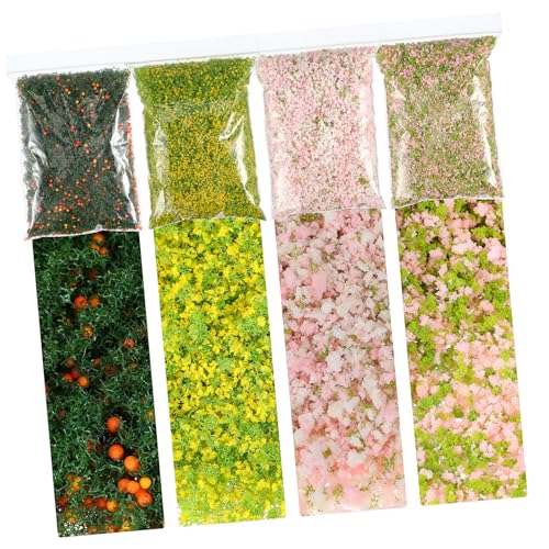 Holibanna 4Packungen DIY Modellbaumaterialien Künstliches Handwerksmodellgras für Landschaften für BAU Vielfältige Farben Einfach zu Verwenden Basteln von Holibanna