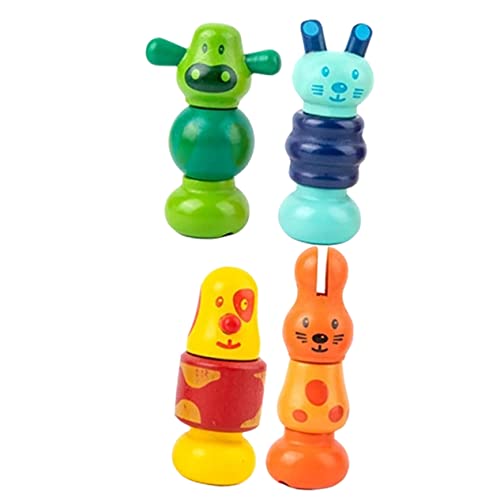 Holibanna 4Stücke Teiliges Spielzeugset Für Pädagogisches Blockspielzeug Zur Kognitiver Fähigkeiten Sicheres Holzspielzeug Für Denkfähigkeiten von Holibanna