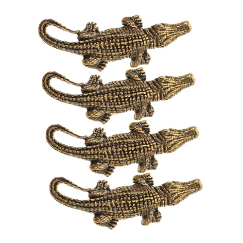 Holibanna 4stücke Miniatur-krokodil-Ornament Aus Messing Detaillierte Tierfigur Retro-schreibtischdekoration Kleine Krokodilfigur Als Heimdekor Vintage-miniaturfigur Holibanna 4stücke Miniatur-krokodil-Ornament Aus Messing Detaillierte Tierfigur Retro-schreibtischdekoration Kleine Krokodilfigur Als Heimdekor Vintage-miniaturfigur von Holibanna