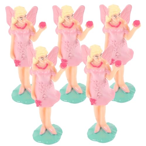 Holibanna 5 Stück Box Spieluhr Puppenspielzeug Für Mädchen Rosa Prinzessinnenpuppe Tänzerin Puppe Tanzendes Mädchen Puppe Musik Tanzende Figur Puppe Ornament Puppendekor Ballettpuppe von Holibanna