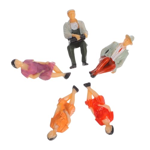 Holibanna 5 Stück Miniaturfiguren Diorama Modellfiguren Bemalte Miniaturmenschen Miniatur Arbeiterfiguren Miniaturmenschenfiguren Minimenschen Modell Spielzeugmenschen Minifiguren von Holibanna