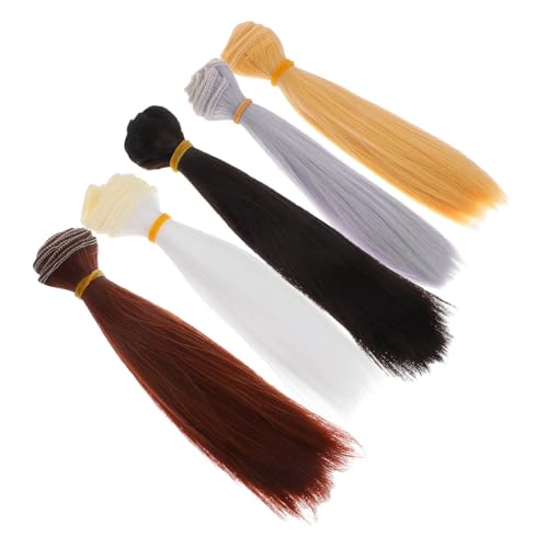 Holibanna 5 Stück Puppe Perücke gerade Puppenperücken Synthetische Perücken für Puppen Modepuppenperücken glattes Synthetisches Puppenhaar Puppenhaare selber Machen Plastik Holibanna 5 Stück Puppe Perücke gerade Puppenperücken Synthetische Perücken für Puppen Modepuppenperücken glattes Synthetisches Puppenhaar Puppenhaare selber Machen Plastik von Holibanna