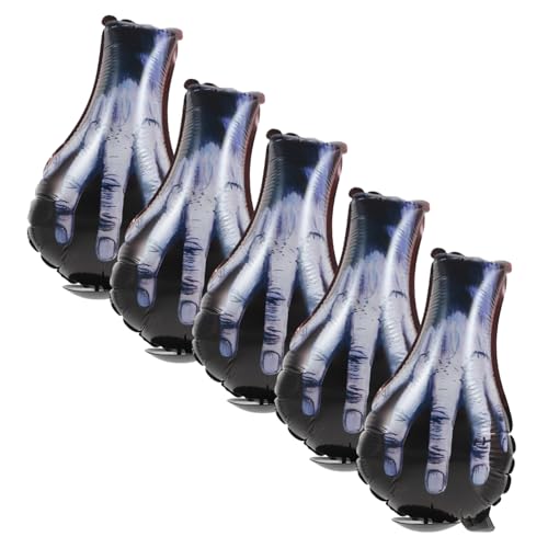 Holibanna 5 Stück Teiliges Halloween Folienballon mit Gruseligen Motiven Langlebige Geburtstagsdeko für Kinderpartys Ballon Dekoration für Fotohintergründe und Festliche Atmosphäre von Holibanna