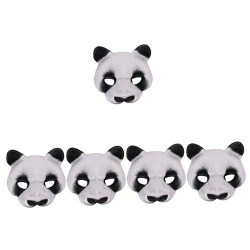Holibanna Weiße Maske Panda 5st Panda-maske Frauen Tier Urlaubsparty Gefallen Schneeleopardenmaske Tabby-katze-kostüm Halbe Gesichtsmaske Maskerade-panda Maskentier Weiß Kind Eva Halloween Holibanna Weiße Maske Panda 5st Panda-maske Frauen Tier Urlaubsparty Gefallen Schneeleopardenmaske Tabby-katze-kostüm Halbe Gesichtsmaske Maskerade-panda Maskentier Weiß Kind Eva Halloween von Holibanna