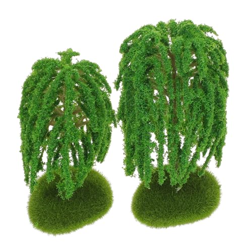 Holibanna 6 Stück Miniatur Landschaftsbäume Realistische Langlebige Weidenbäume Kunststoff Modellbäume für Architektur Modelleisenbahn Sandtisch DIY Diorama Dekoration Holibanna 6 Stück Miniatur Landschaftsbäume Realistische Langlebige Weidenbäume Kunststoff Modellbäume für Architektur Modelleisenbahn Sandtisch DIY Diorama Dekoration von Holibanna