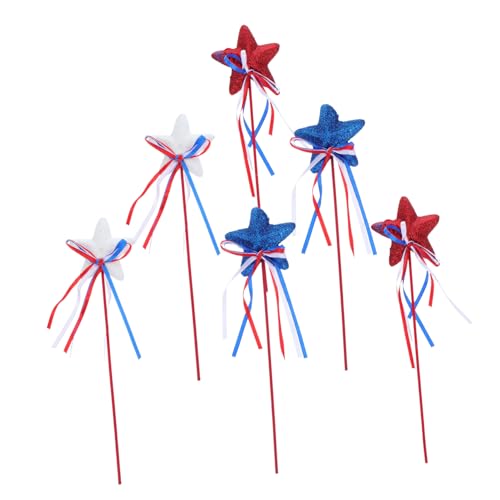 Holibanna 6 Stück Sternstäbe Zum Unabhängigkeitstag: Patriotische Luftschlangenstäbe Für Die Partydekoration Zum 4. Und Zum Memorial Day Holibanna 6 Stück Sternstäbe Zum Unabhängigkeitstag: Patriotische Luftschlangenstäbe Für Die Partydekoration Zum 4. Und Zum Memorial Day von Holibanna