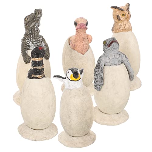 Holibanna 6 Stück Teiliges Tier Ei Modellset Realistische Hatching Spielzeuge für Dinosaurier Vögel und Krokodile Lernspielzeug für Geburtstage und Kinderfeste Holibanna 6 Stück Teiliges Tier Ei Modellset Realistische Hatching Spielzeuge für Dinosaurier Vögel und Krokodile Lernspielzeug für Geburtstage und Kinderfeste von Holibanna