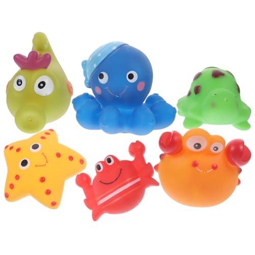 Holibanna 6Stücke Teiliges Badespielzeug Wasserspielzeug mit Meerestieren für Badewanne Pool Fördert Handentwicklung Sorgt für Spaß Beim Holibanna 6Stücke Teiliges Badespielzeug Wasserspielzeug mit Meerestieren für Badewanne Pool Fördert Handentwicklung Sorgt für Spaß Beim von Holibanna