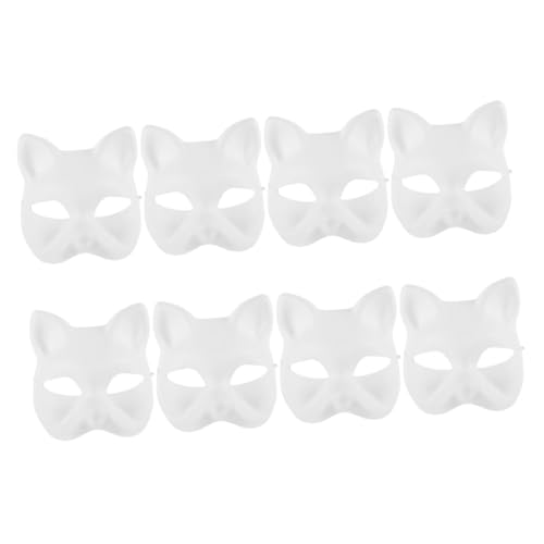 Holibanna 7st Maske Stoffbänder Mit Animal-print Miniaturkatzen-künstlerfiguren Lebensechte Katze Requisiten Make-up Abschlussballkostüm Figuren Kostüm-make-up Partyschmuck Papier Weiß Holibanna 7st Maske Stoffbänder Mit Animal-print Miniaturkatzen-künstlerfiguren Lebensechte Katze Requisiten Make-up Abschlussballkostüm Figuren Kostüm-make-up Partyschmuck Papier Weiß von Holibanna