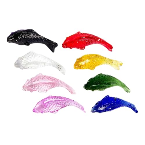Holibanna 8 Kleine Kristallfischfiguren Aquarium-Dekoration Tischornament Fisch-deko Für Zuhause Holibanna 8 Kleine Kristallfischfiguren Aquarium-Dekoration Tischornament Fisch-deko Für Zuhause von Holibanna