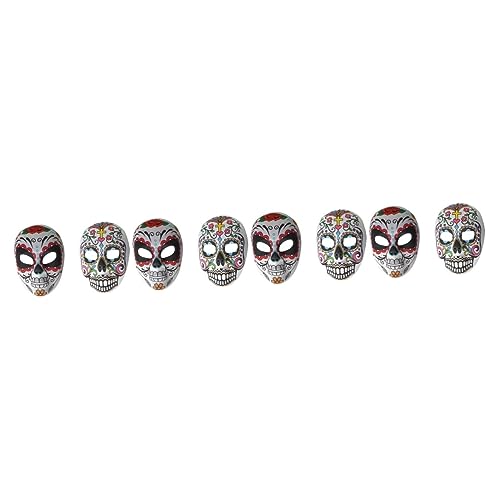 Holibanna 8 Stk Maskerade Maske Bausatz schwarzer abschlussballanzug halloween dekoration halloween-dekoration Anzüge Kleidung Maskerade-Maske Schutzmaske Gold Passen Abschlussball liefert von Holibanna